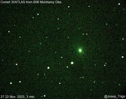 Межзвёздная комета 3I/ATLAS извергает «ледяные гейзеры»